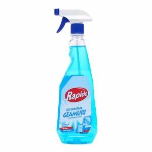 Solutie pentru geamuri si suprafete din sticla cu pulverizator, 750 ml, Rapido