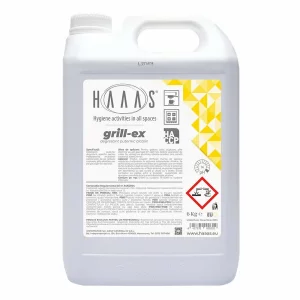 Detergent profesional puternic degresant pentru indepartarea murdariei carbonizate, 6 Kg, Grill-Ex, HAAAS